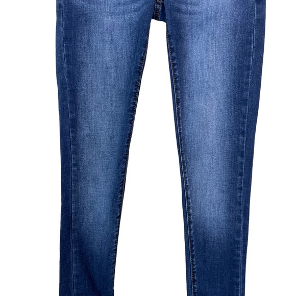 KanCan Baby Pink Stretchy Mid Rise Straight Jeans